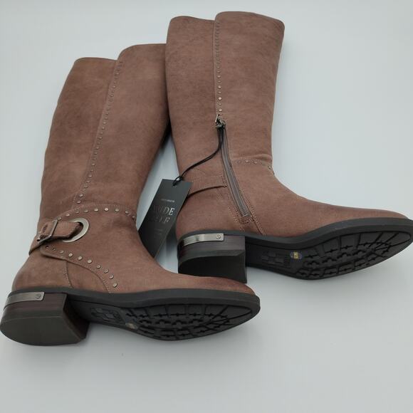 Vince Camuto Women's Poppidal Wide-Calf Stretch Riding Boots NEW Size 5 - Picture 4 of 10